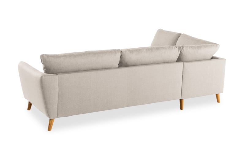 Trend 4-istuttava Vasenkätinen L-muotoinen Divaanisohva Kankaasta - Beige - Huonekalut - Sohva - Divaanisohva