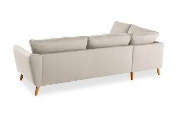 Trend 4-istuttava Vasenkätinen L-muotoinen Divaanisohva Kankaasta - Beige - Huonekalut - Sohva - Divaanisohva - 4 istuttava sohva divaanilla