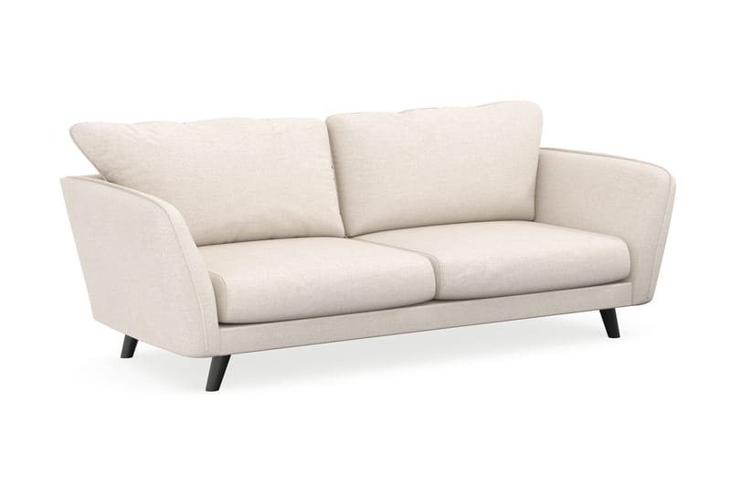 Trend Lyx 3-istuttava Kangassohva - Beige - Huonekalut - Sohva - Divaanisohva - 3 istuttava sohva divaanilla