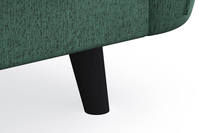 Trend Lyx 3-istuttava Samettisohva - Tummanvihreä - Huonekalut - Sohva - Divaanisohva - 3 istuttava sohva divaanilla