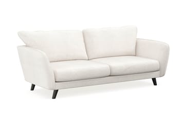 Trend Lyx 3-istuttava Sohva Bouclélla - Valkoinen - Huonekalut - Sohva - Divaanisohva - 3 istuttava sohva divaanilla