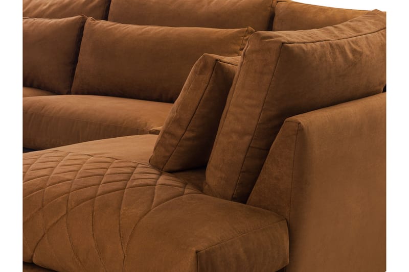 3:n ist Kulmasohva - Beige - Huonekalut - Sohva - Divaanisohva - 3 istuttava sohva divaanilla