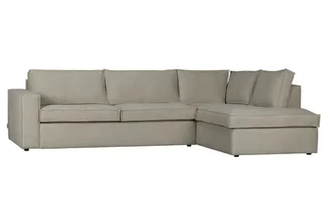 3:n ist Sohva Bordenliss avopäädyllä Oikea - Beige - Huonekalut - Sohva - Divaanisohva - 3 istuttava sohva divaanilla
