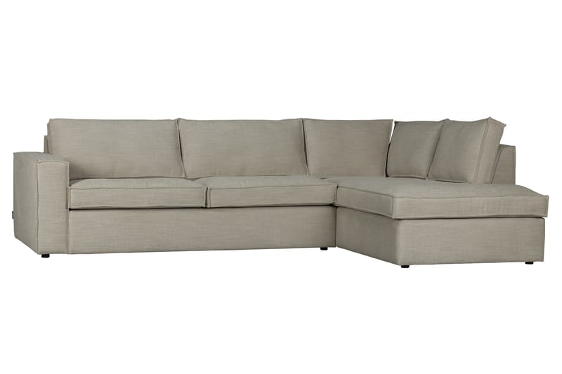 3:n ist Sohva Bordenliss avopäädyllä Oikea - Beige - Huonekalut - Sohva - Divaanisohva - 3 istuttava sohva divaanilla
