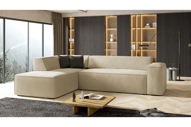Bezvez 6:n ist Sohva Vasen - Beige - Huonekalut - Sohva - Divaanisohva - 4 istuttava sohva divaanilla