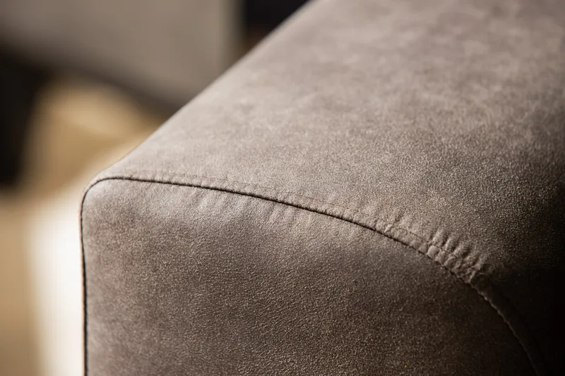 Copenhagen 4-istuttava Oikeakätinen L-muotoinen Divaanisohva Keinonahkalla - Tummanharmaa - Huonekalut - Sohva - Divaanisohva - 4 istuttava sohva divaanilla