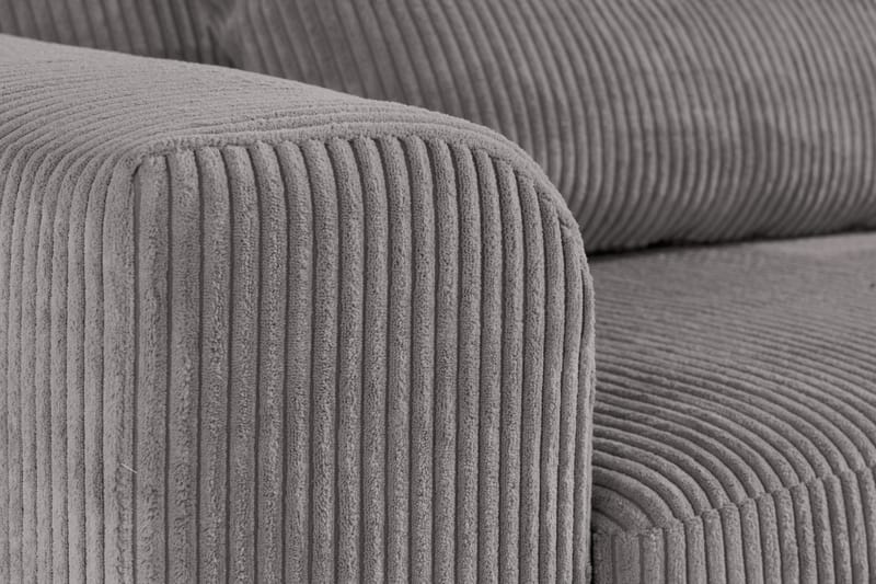 Copenhagen 4-istuttava Vasenkätinen L-muotoinen Divaanisohva Manchester-kankaalla - Tummanharmaa - Huonekalut - Sohva - Divaanisohva - 4 istuttava sohva divaanilla