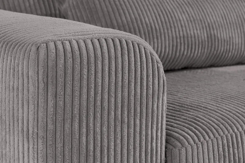 Copenhagen 4-istuttava Vasenkätinen L-muotoinen Divaanisohva Manchester-kankaalla - Tummanharmaa - Huonekalut - Sohva - Divaanisohva - 4 istuttava sohva divaanilla