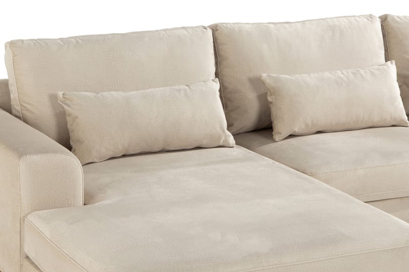 Copenhagen Divaanisohva Sametti - Beige - Huonekalut - Sohva - Divaanisohva - 4 istuttava sohva divaanilla
