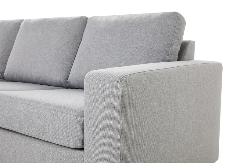 Crazy 4-istuttava Käännettävä L-muotoinen Divaanisohva Kankaalla - Harmaa - Huonekalut - Sohva - Divaanisohva - 4 istuttava sohva divaanilla