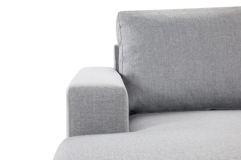 Crazy 4-istuttava Käännettävä L-muotoinen Divaanisohva Kankaalla - Harmaa - Huonekalut - Sohva - Divaanisohva - 4 istuttava sohva divaanilla