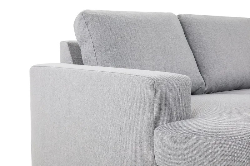 Crazy 4-istuttava Käännettävä L-muotoinen Divaanisohva Kankaalla - Harmaa - Huonekalut - Sohva - Divaanisohva - 4 istuttava sohva divaanilla
