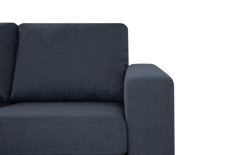 Crazy 4-istuttava Käännettävä L-muotoinen Divaanisohva Kankaalla - Sininen - Huonekalut - Sohva - Divaanisohva