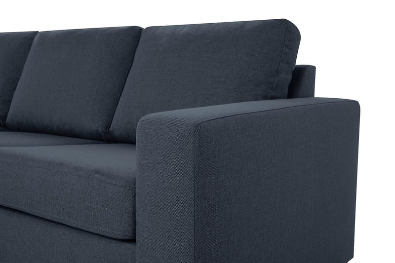Crazy 4-istuttava Käännettävä L-muotoinen Divaanisohva Kankaalla - Sininen - Huonekalut - Sohva - Divaanisohva - 4 istuttava sohva divaanilla