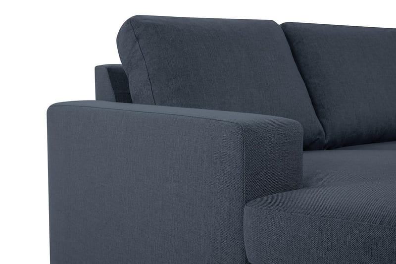 Crazy 4-istuttava Käännettävä L-muotoinen Divaanisohva Kankaalla - Sininen - Huonekalut - Sohva - Divaanisohva - 4 istuttava sohva divaanilla
