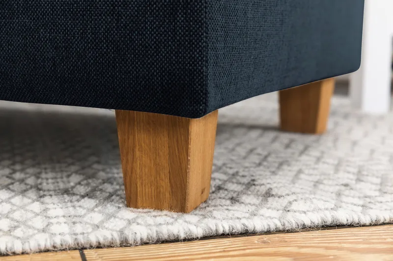 Crazy 4-istuttava Käännettävä L-muotoinen Divaanisohva Kankaalla - Sininen - Huonekalut - Sohva - Divaanisohva - 4 istuttava sohva divaanilla