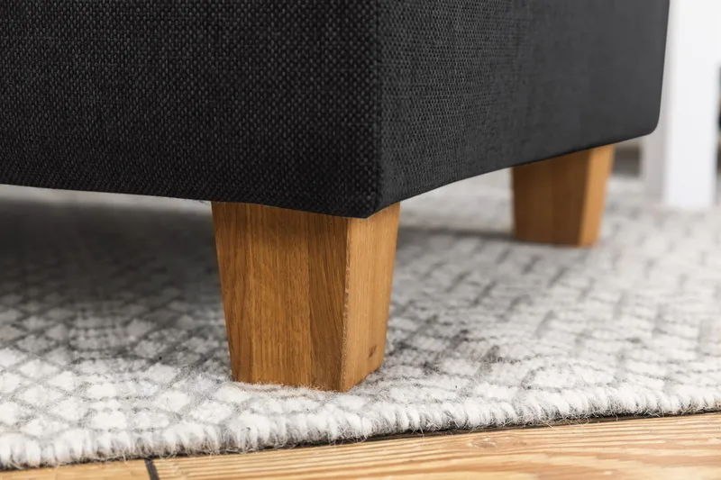 Crazy 5-istuttava Oikeakätinen L-muotoinen Divaanisohva Kankaalla - Antrasiitti - Huonekalut - Sohva - Divaanisohva - 4 istuttava sohva divaanilla