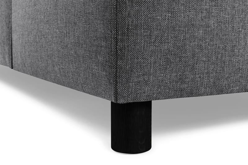 Crazy 5-istuttava Oikeakätinen L-muotoinen Divaanisohva Kankaalla - Tummanharmaa - Huonekalut - Sohva - Divaanisohva - 4 istuttava sohva divaanilla