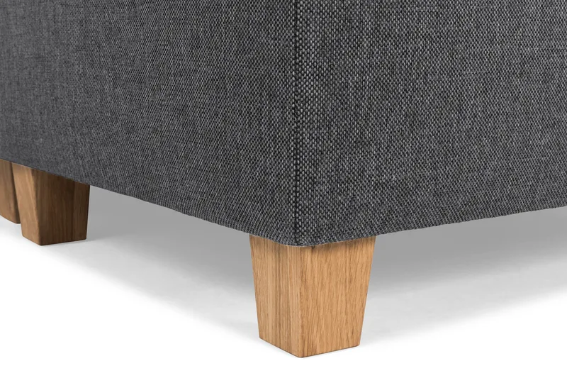 Crazy 5-istuttava Oikeakätinen L-muotoinen Divaanisohva Kankaalla - Tummanharmaa - Huonekalut - Sohva - Divaanisohva - 4 istuttava sohva divaanilla