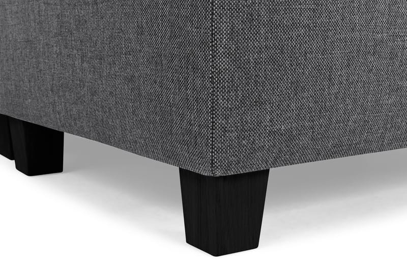 Crazy 5-istuttava Oikeakätinen L-muotoinen Divaanisohva Kankaalla - Tummanharmaa - Huonekalut - Sohva - Divaanisohva - 4 istuttava sohva divaanilla