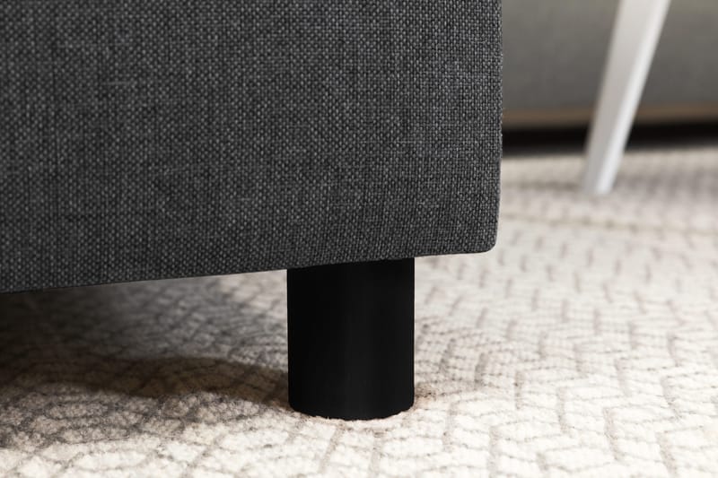 Crazy 5-istuttava Oikeakätinen L-muotoinen Divaanisohva Kankaalla - Tummanharmaa - Huonekalut - Sohva - Divaanisohva - 4 istuttava sohva divaanilla