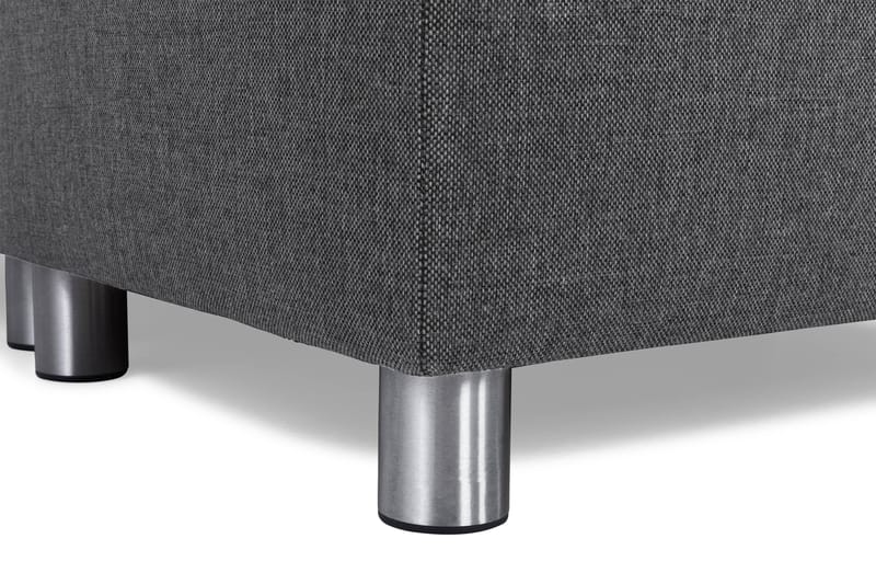 Crazy 5-istuttava Oikeakätinen L-muotoinen Divaanisohva Kankaalla - Tummanharmaa - Huonekalut - Sohva - Divaanisohva - 4 istuttava sohva divaanilla