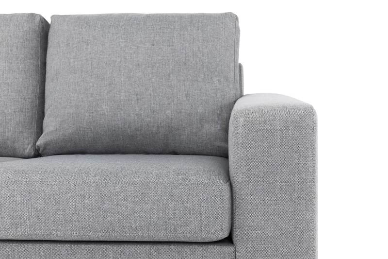 Crazy 5-istuttava Vasenkätinen L-muotoinen Divaanisohva Kankaalla - Harmaa - Huonekalut - Sohva - Divaanisohva - 4 istuttava sohva divaanilla