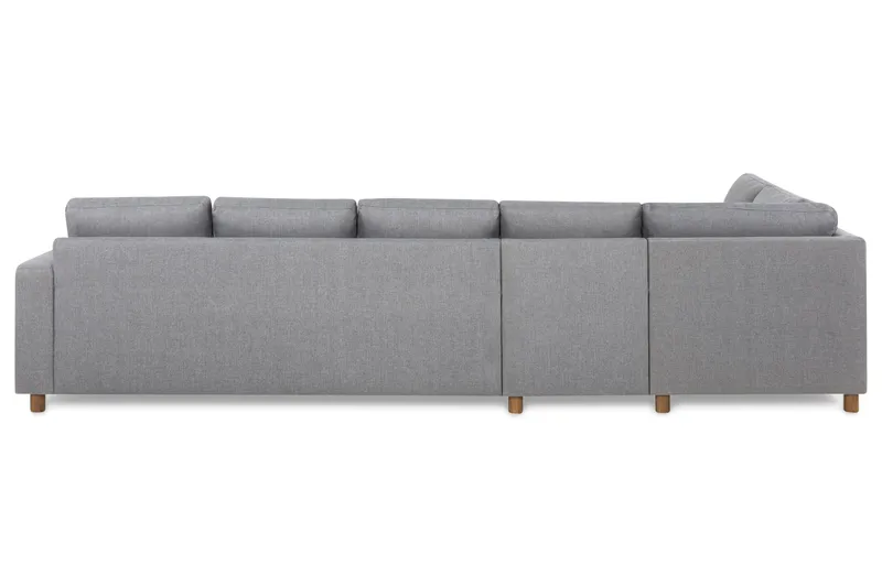 Crazy 5-istuttava Vasenkätinen L-muotoinen Divaanisohva Kankaalla - Harmaa - Huonekalut - Sohva - Divaanisohva - 4 istuttava sohva divaanilla