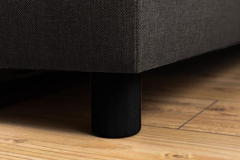 Crazy 5-istuttava Vasenkätinen L-muotoinen Divaanisohva Kankaalla - Tummanharmaa - Huonekalut - Sohva - Divaanisohva - 4 istuttava sohva divaanilla