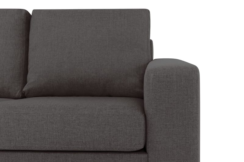 Crazy 5-istuttava Vasenkätinen L-muotoinen Divaanisohva Kankaalla - Tummanharmaa - Huonekalut - Sohva - Divaanisohva - 4 istuttava sohva divaanilla