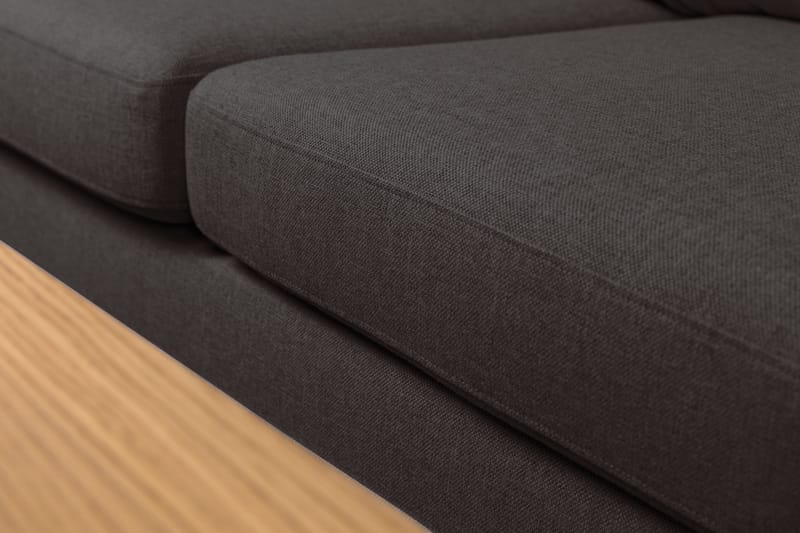 Crazy 5-istuttava Vasenkätinen L-muotoinen Divaanisohva Kankaalla - Tummanharmaa - Huonekalut - Sohva - Divaanisohva - 4 istuttava sohva divaanilla