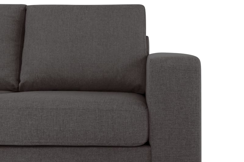 Crazy 5-istuttava Vasenkätinen L-muotoinen Divaanisohva Kankaalla - Tummanharmaa - Huonekalut - Sohva - Divaanisohva - 4 istuttava sohva divaanilla
