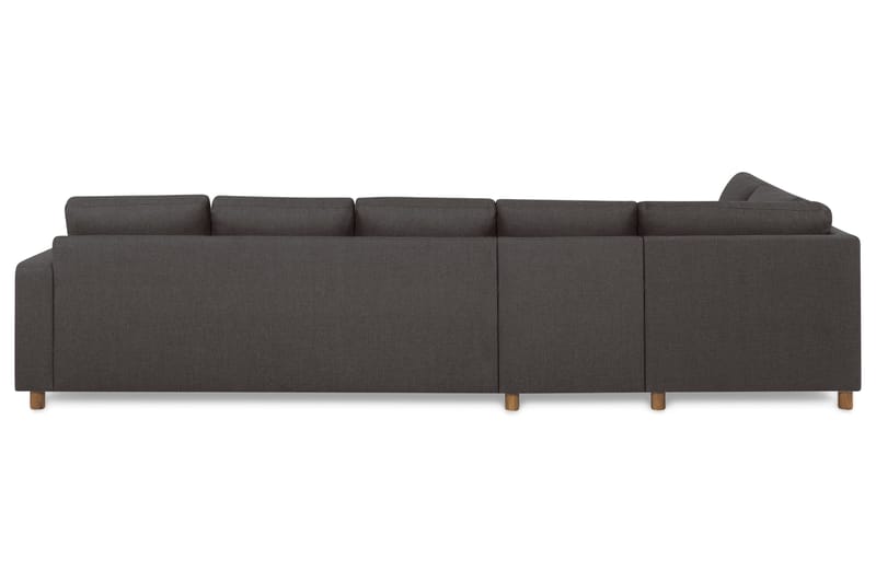 Crazy 5-istuttava Vasenkätinen L-muotoinen Divaanisohva Kankaalla - Tummanharmaa - Huonekalut - Sohva - Divaanisohva - 4 istuttava sohva divaanilla