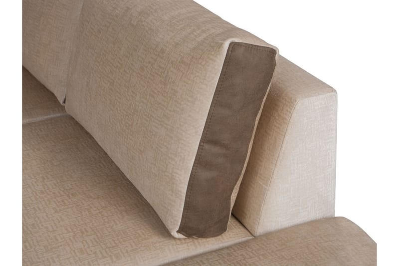 Kulmasohva Farindon - Ruskea - Huonekalut - Sohva - Divaanisohva - 4 istuttava sohva divaanilla