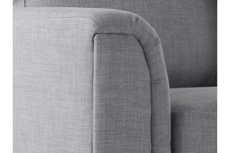 Kulmasohva Sharmon Vasen - Vaaleanharmaa - Huonekalut - Sohva - Divaanisohva - 4 istuttava sohva divaanilla