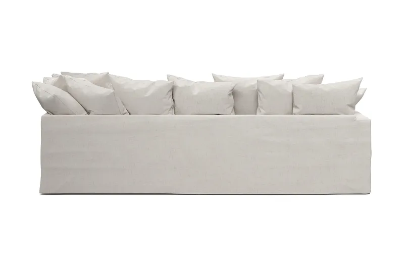 Menard 4-istuttava Oikeakätinen L-muotoinen Divaanisohva Kangas - Beige - Huonekalut - Sohva - Divaanisohva - 4 istuttava sohva divaanilla