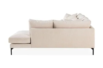 Menard 4-istuttava Oikeakätinen Syvä L-muotoinen Divaanisohva Manchesterista - Beige - Huonekalut - Sohva - Divaanisohva - 4 istuttava sohva divaanilla