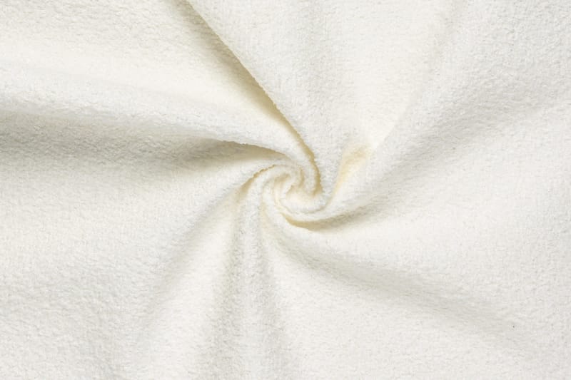 Menard 4-istuttava Vasenkätinen Syvä L-muotoinen Divaanisohva Bouclé-kankaasta - Valkoinen - Huonekalut - Sohva - Divaanisohva - 4 istuttava sohva divaanilla