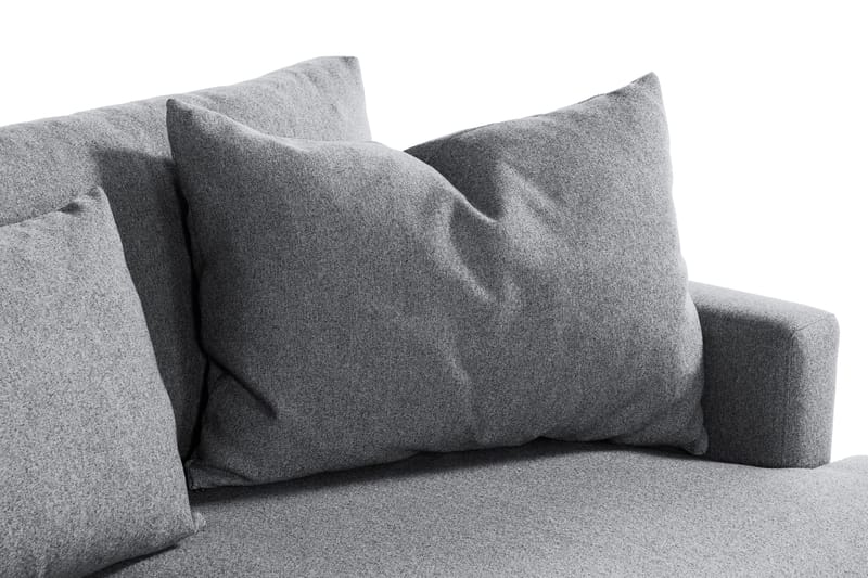 Menard 4-istuttava Vasenkätinen Syvä L-muotoinen Divaanisohva Kankaasta - Harmaa - Huonekalut - Sohva - Divaanisohva - 4 istuttava sohva divaanilla
