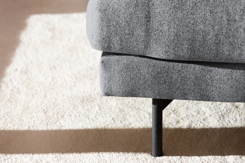 Menard 4-sits Soffa med Schäslong Höger - Harmaa - Huonekalut - Sohva - Divaanisohva - 4 istuttava sohva divaanilla