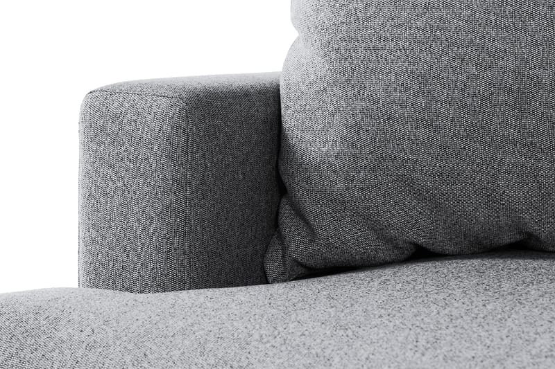 Menard 4-sits Soffa med Schäslong Höger - Harmaa - Huonekalut - Sohva - Divaanisohva - 4 istuttava sohva divaanilla