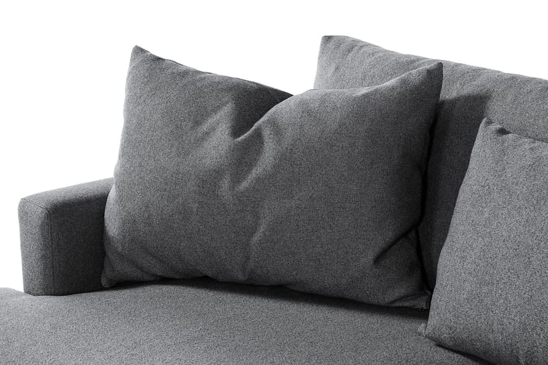 Menard 4-sits Soffa med Schäslong Höger - Tummanharmaa - Huonekalut - Sohva - Divaanisohva - 4 istuttava sohva divaanilla