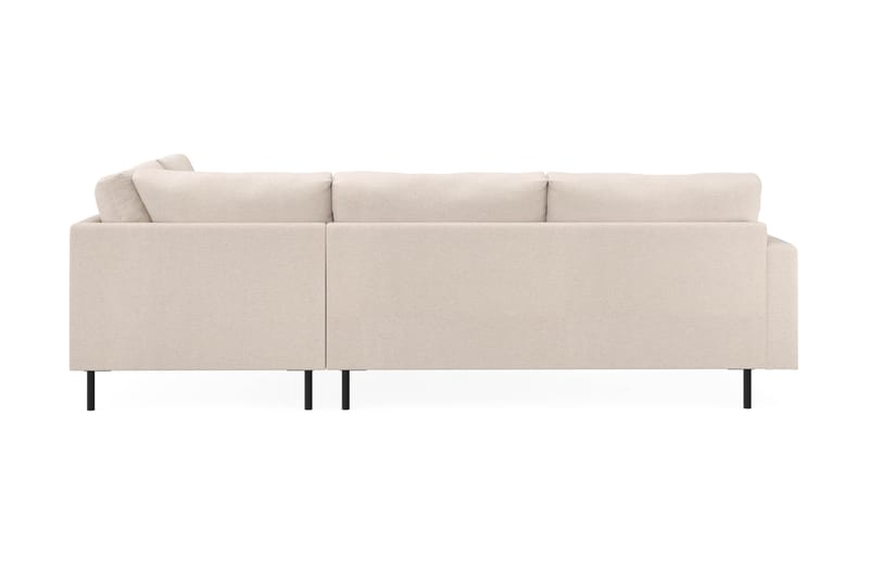 Menard Compact 4-istuttava Oikeakätinen L-muotoinen Divaanisohva Kankaasta - Beige - Huonekalut - Sohva - Divaanisohva - 4 istuttava sohva divaanilla