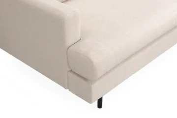 Menard Compact 4-istuttava Oikeakätinen L-muotoinen Divaanisohva Kankaasta - Beige - Huonekalut - Sohva - Divaanisohva - 4 istuttava sohva divaanilla