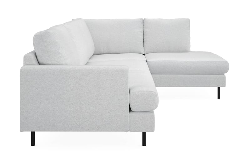 Menard Compact 4-istuttava Oikeakätinen L-muotoinen Divaanisohva Kankaasta - Vaaleanharmaa - Huonekalut - Sohva - Divaanisohva - 4 istuttava sohva divaanilla