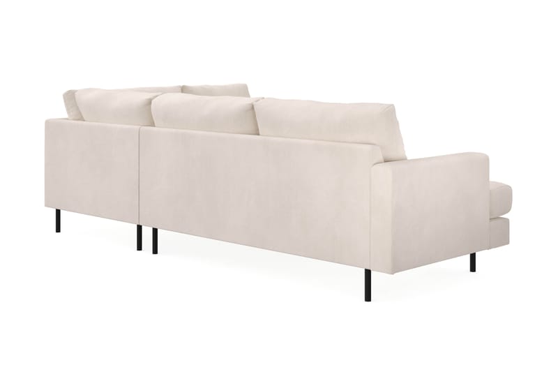 Menard Compact 4-istuttava Oikeakätinen L-muotoinen Divaanisohva Manchesterista - Beige - Huonekalut - Sohva - Divaanisohva - 4 istuttava sohva divaanilla