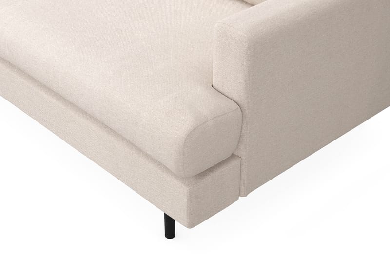 Menard Compact 4-istuttava Vasenkätinen L-muotoinen Divaanisohva Kankaasta - Beige - Huonekalut - Sohva - Divaanisohva - 4 istuttava sohva divaanilla