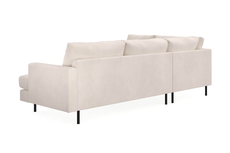 Menard Compact 4-istuttava Vasenkätinen L-muotoinen Divaanisohva Manchesterista - Beige - Huonekalut - Sohva - Divaanisohva - 4 istuttava sohva divaanilla