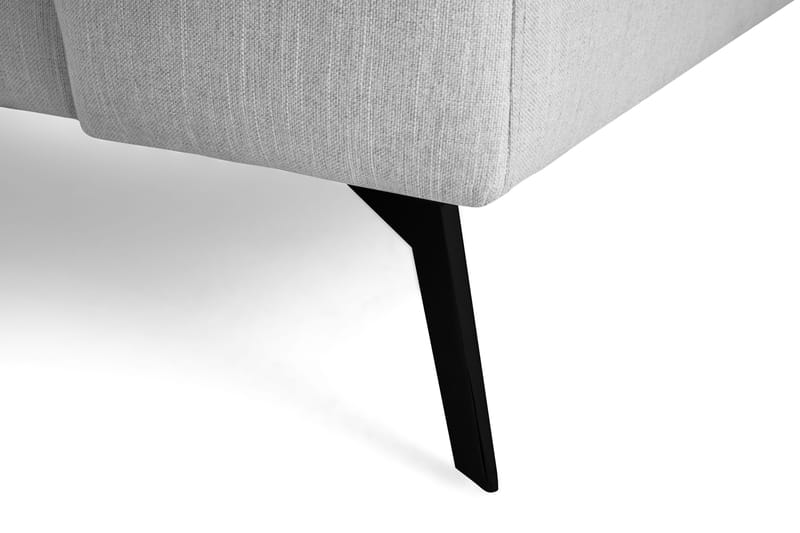 Ocean Lyx 4-istuttava Vasenkätinen L-muotoinen Divaanisohva Kankaalla - Harmaa - Huonekalut - Sohva - Divaanisohva - 4 istuttava sohva divaanilla