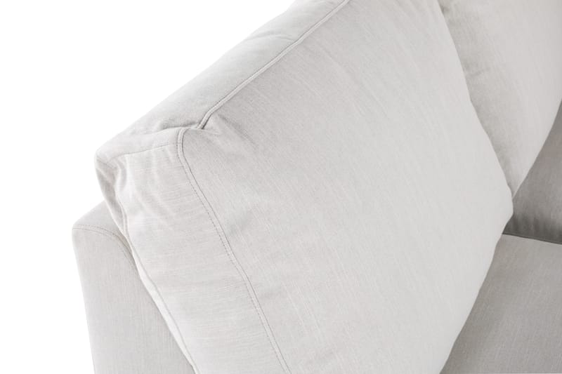 Ocean Lyx 4-istuttava Vasenkätinen L-muotoinen Divaanisohva Kankaalla - Vaaleanharmaa - Huonekalut - Sohva - Divaanisohva - 4 istuttava sohva divaanilla